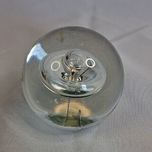 Elegant Clear Glass Paperweight